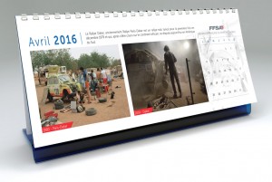 FFSA : réalisation d'un calendrier pour l'année 2016