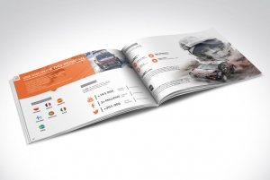 Plaquette de sponsoring pour le team Citroën Racing